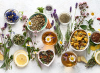 selection of herbal teas