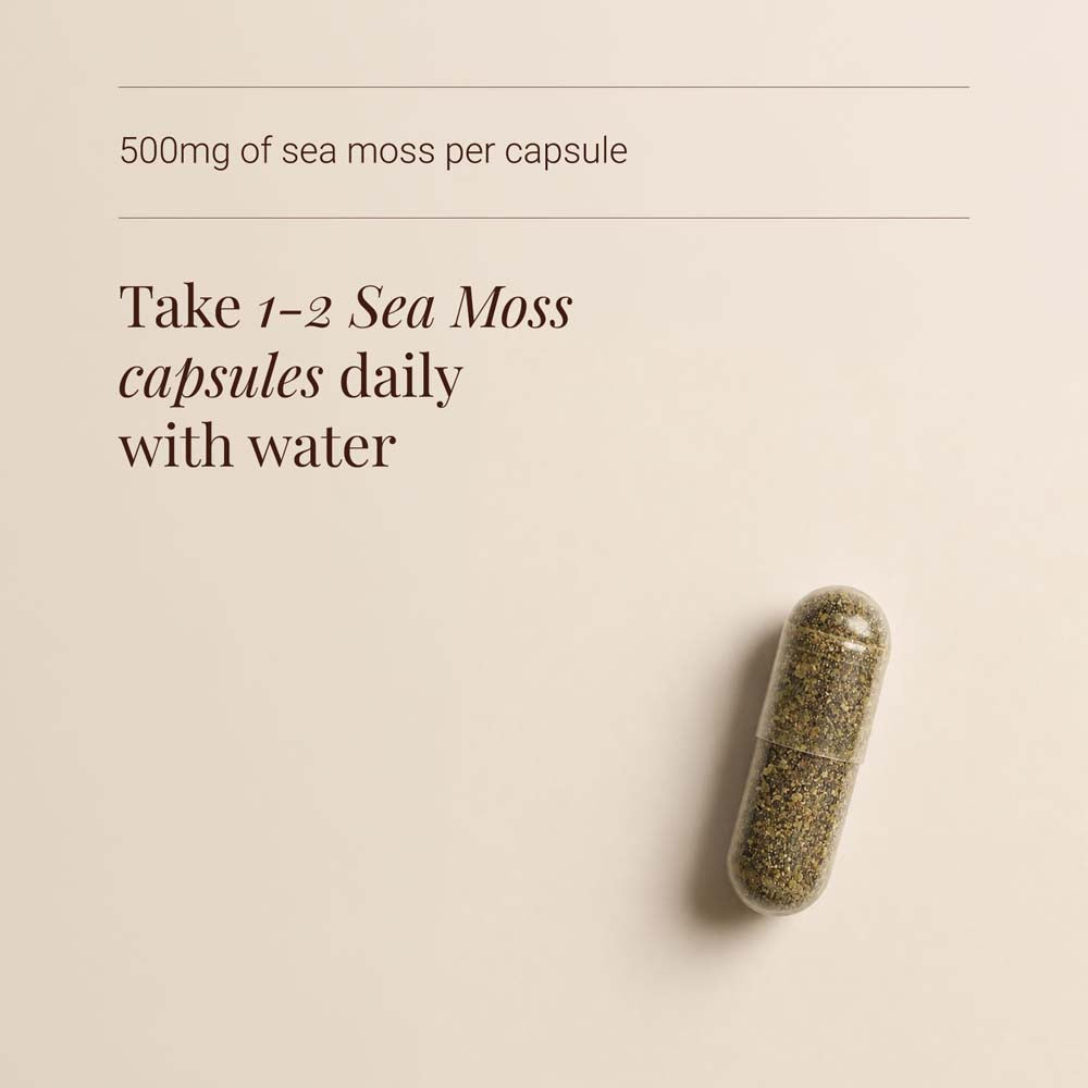 Kiki Health Sea Moss capsules directions