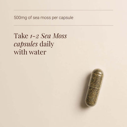 Kiki Health Sea Moss capsules directions