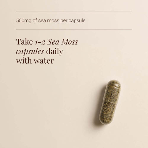 Kiki Health Sea Moss capsules directions