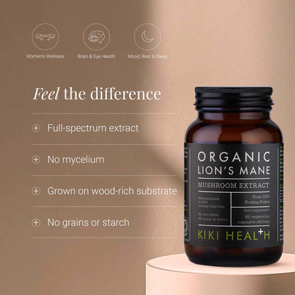 Kiki Health Lions Mane benefits