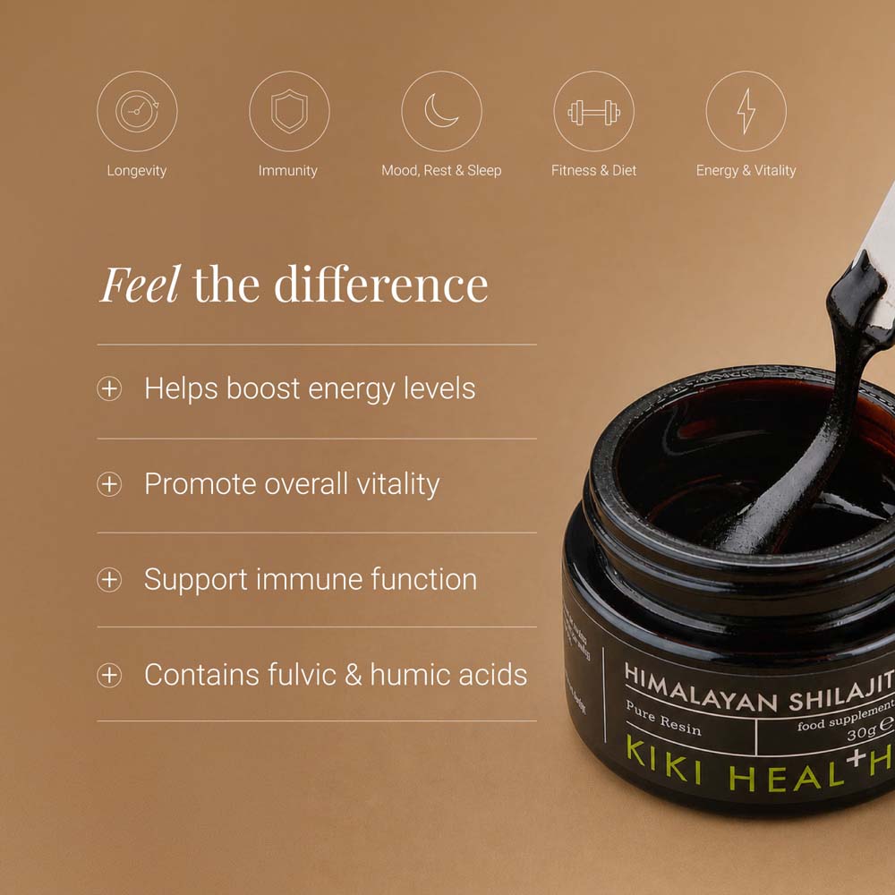 Kiki Health Shilajit Resin benefits