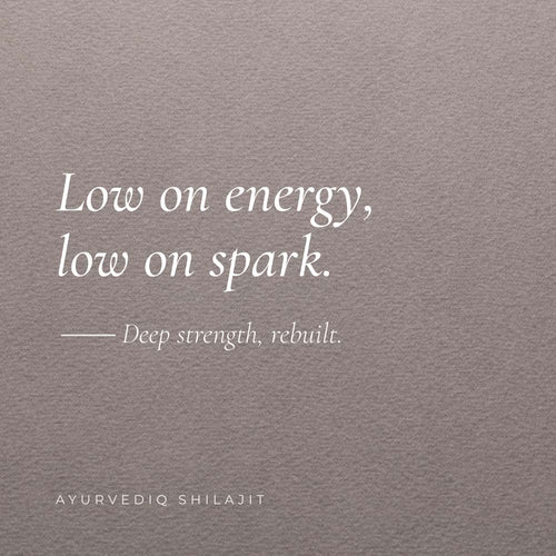 A square quote graphic with a textured taupe-gray background and white serif text reading, &