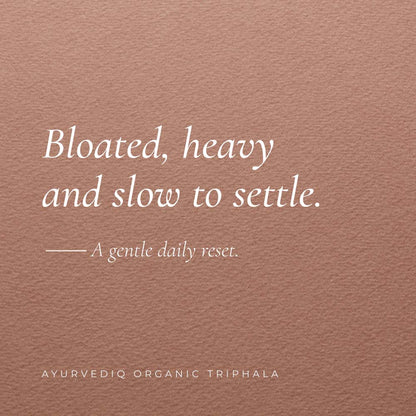 A square product image featuring a textured dusty rose background with white text. The main text reads &