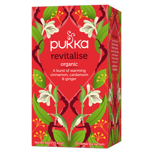 box of Pukka Organic Revitalise Tea