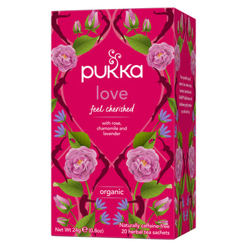box of Pukka Organic Love Tea