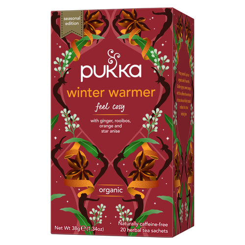 box of Pukka Organic Winter Warmer Tea
