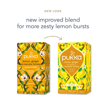 Pukka Organic Lemon, Ginger &amp; Manuka Honey