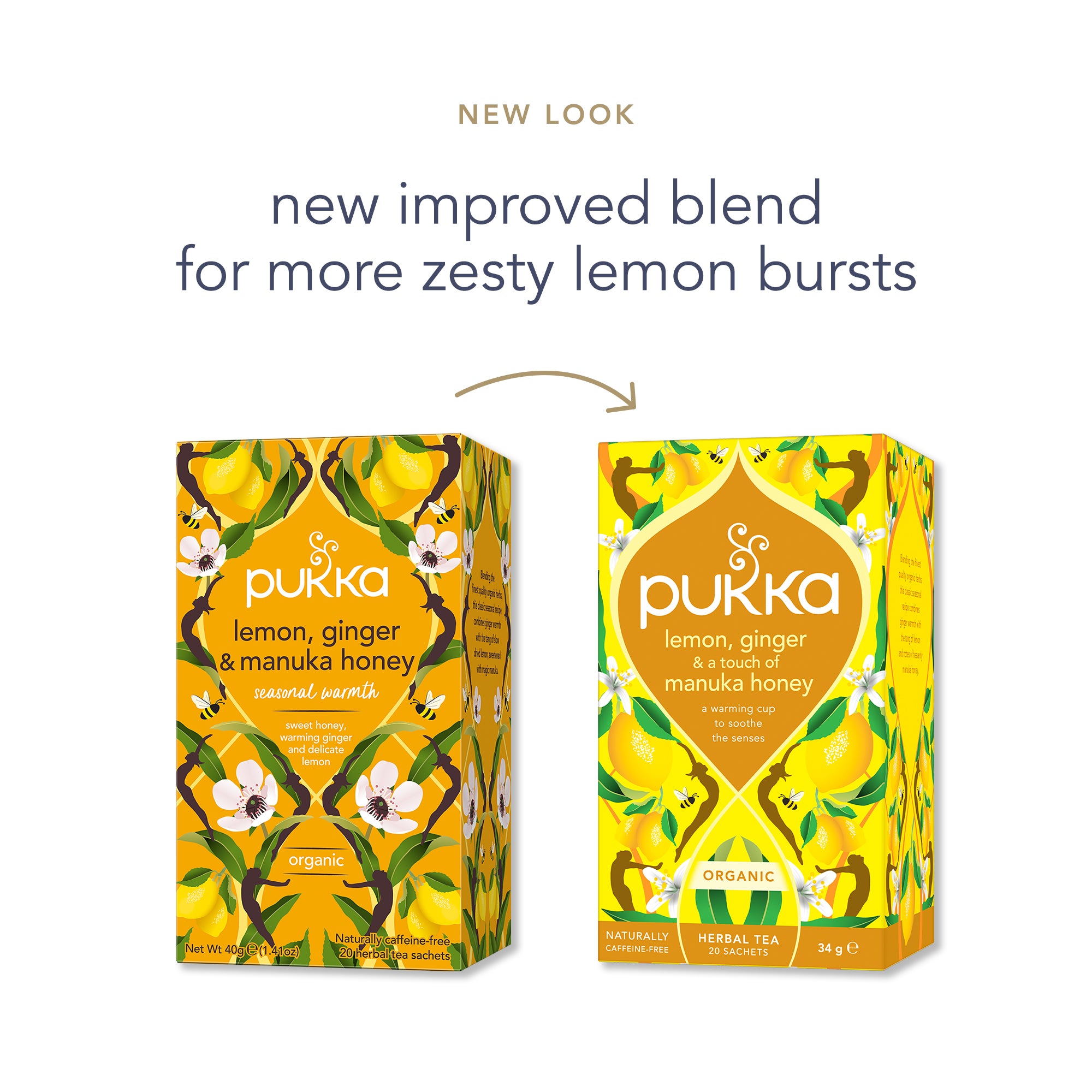 Pukka Organic Lemon, Ginger &amp; Manuka Honey