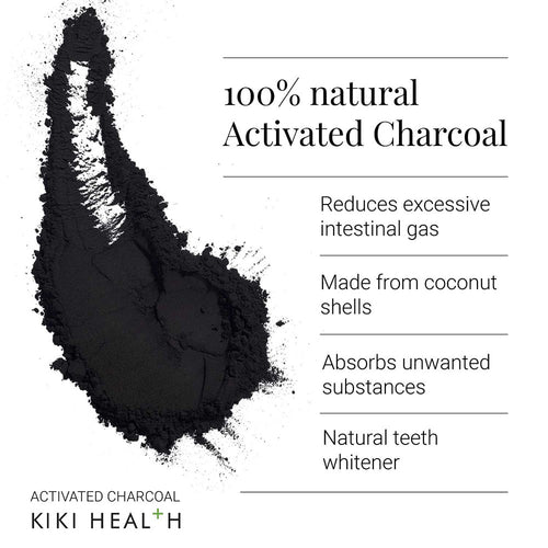 KiKi Health Activated charcoal powder.