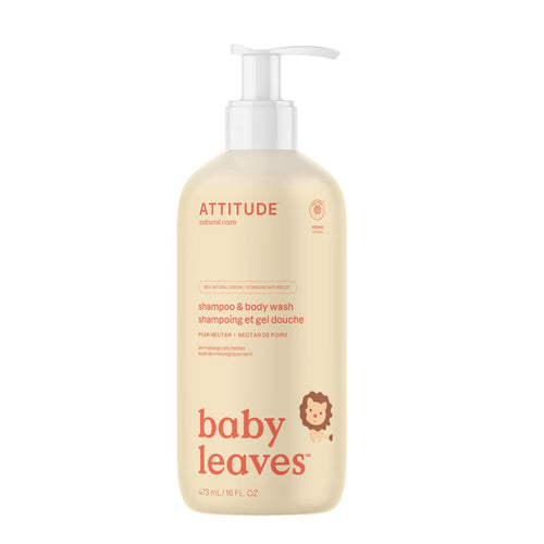 Attitude Baby Leaves 2-in-1 Shampoo &amp; Body Wash - Pear Nectar