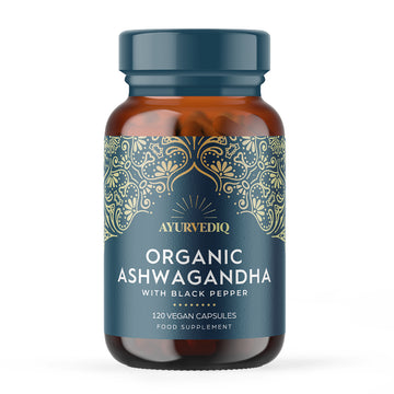 Ayurvediq Wellness Organic Ashwagandha with Black Pepper