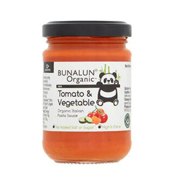 Bunalun Organic Kids Tomato &amp; Vegetable Pasta Sauce