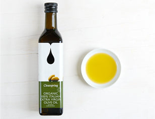 Bottle of Clearspring Olive Oil