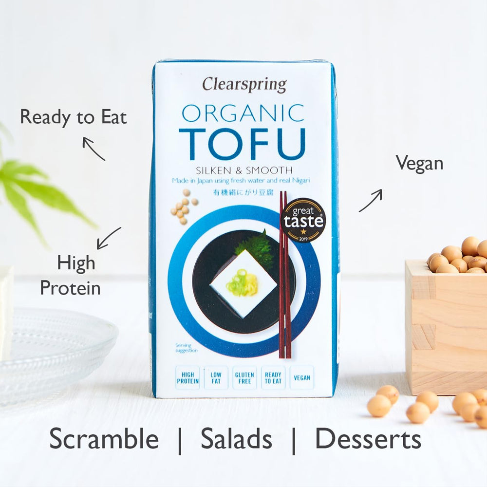 Clearspring Organic Tofu - Silken &amp; Smooth - Multipack