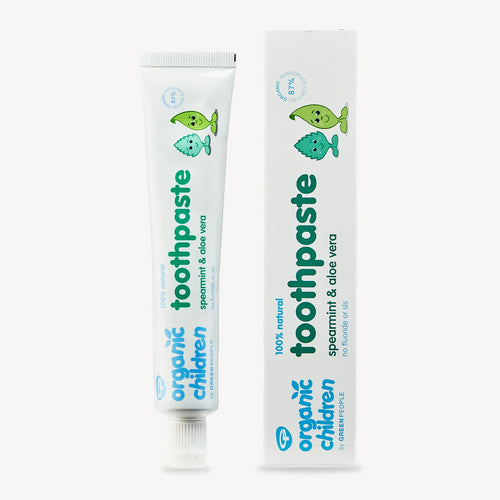 Green People Organic Children Toothpaste- Spearmint &amp; Aloe Vera