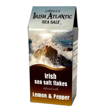 Irish Atlantic Sea Salt Flakes Lemon &amp; Pepper