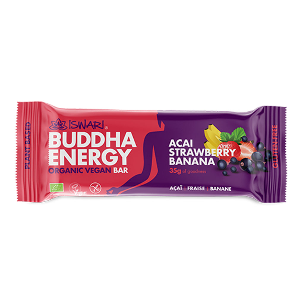 Iswari Buddha Energy Açaí Banana and Strawberry Bar