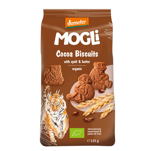 Mogli Organic Demeter Cocoa Biscuits - 50g
