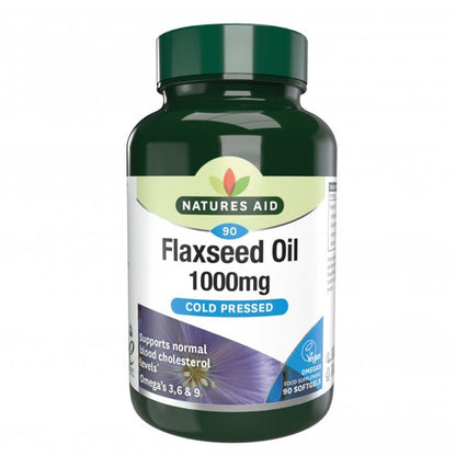 Natures Aid Flaxseed Oil 1000mg