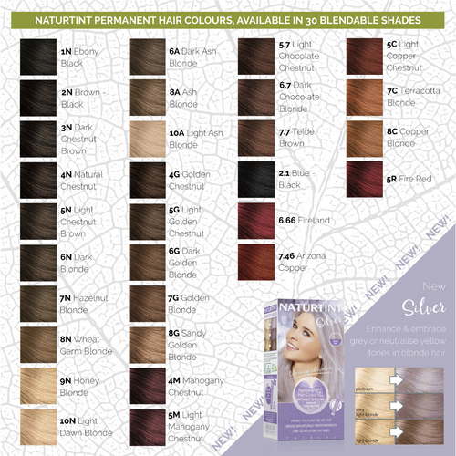 Naturtint Permanent Hair Colour Gel Colours