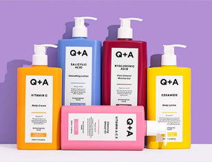 Q+A Body Care range