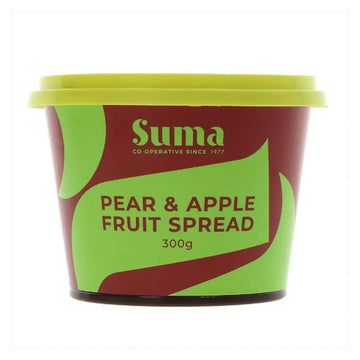 tub of Suma Pear and Apple Spread