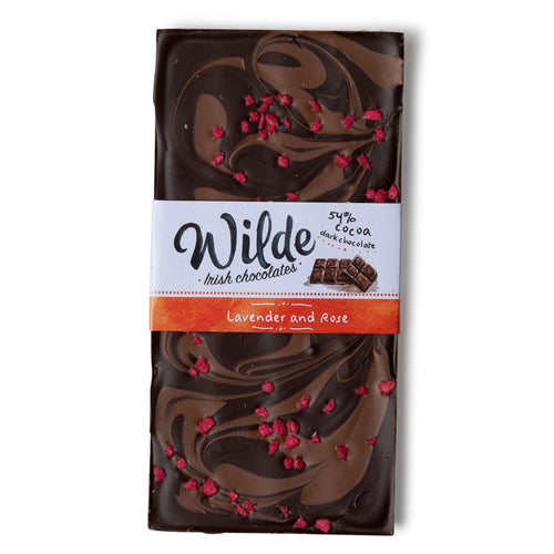 Wilde Irish Chocolates Lavender &amp; Rose Chocolate Bar