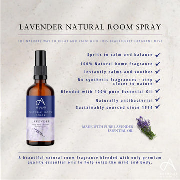 Absolute Aromas Lavender Natural Room Spray