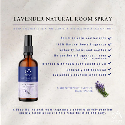 Absolute Aromas Lavender Natural Room Spray