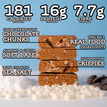 All Real Nutrition Choc Sea Salt Protein Bar 