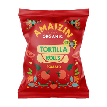 Amaizin Organic Tortilla Rolls Tomato