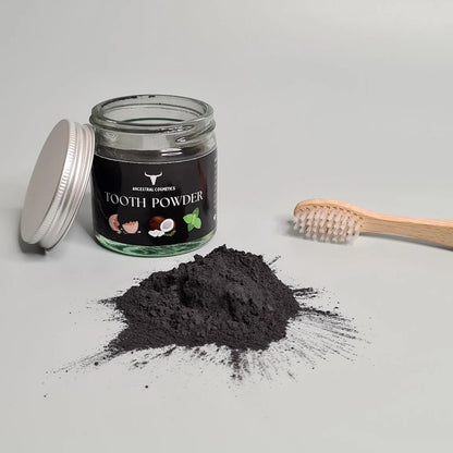 Ancestral Cosmetics Eggshell and Charcoal Tooth Powder