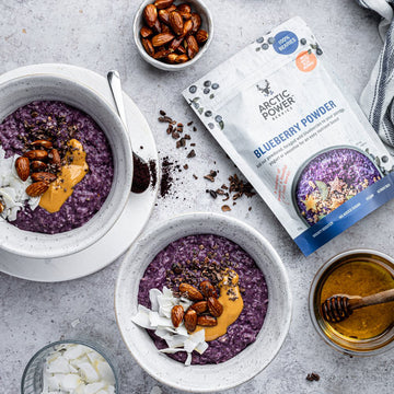 Arctic Power Berries Blueberry Powder with acai bowls 