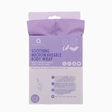 Aroma Home Lavender Soothing Microwavable Body Wrap