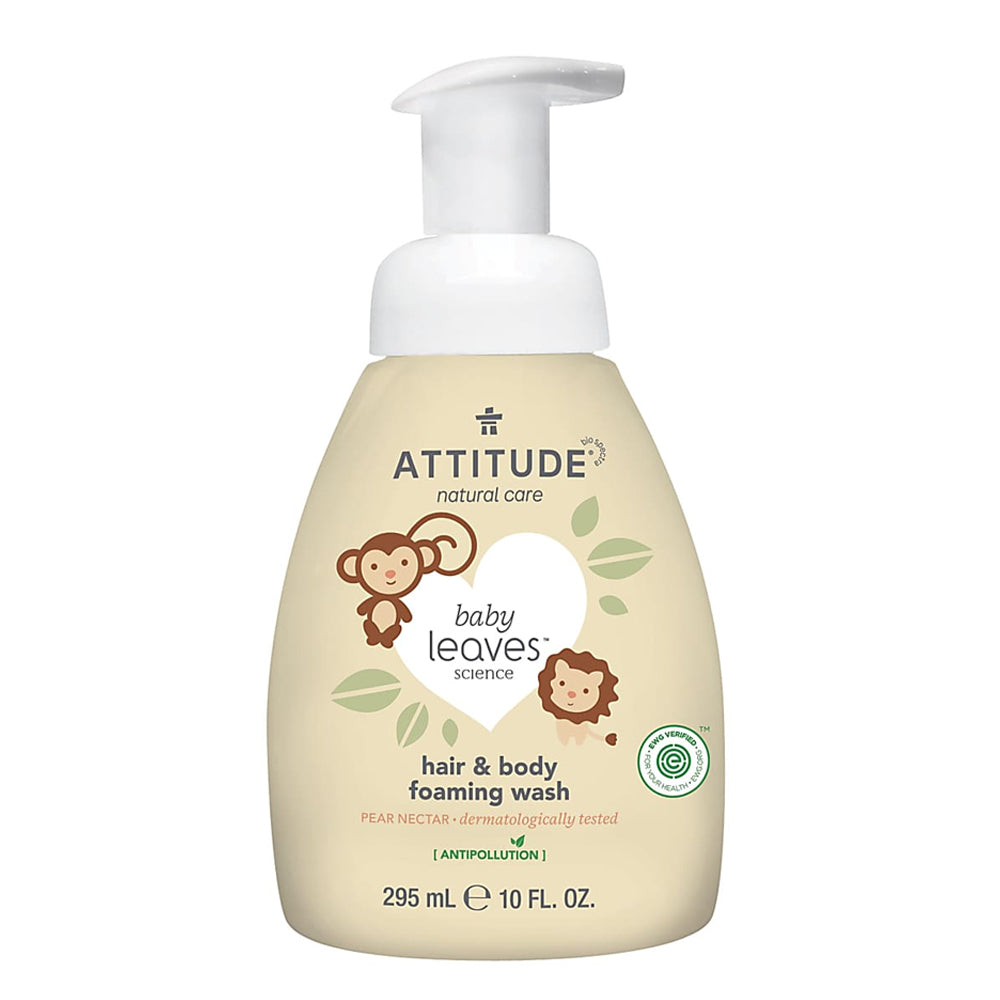 Attitude Baby Leaves 2-in-1 Shampoo &amp;amp; Body Wash - Pear Nectar - 250ml