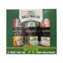 Ballymaloe Mini Pack Sauces in green gifting box with text under an illustration of a ribbon saying &
