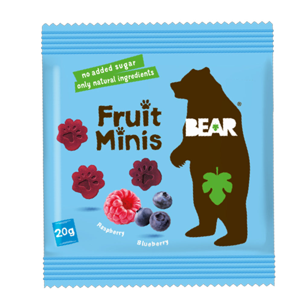 Bear Raspberry &amp; Blueberry Fruit Minis 