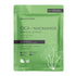 Green facial sheet mask packaging with &