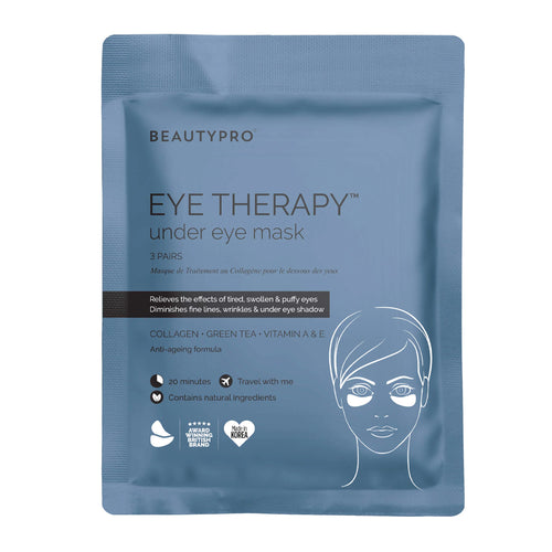 BEAUTYPRO eye therapy under eye mask packaging on a white background