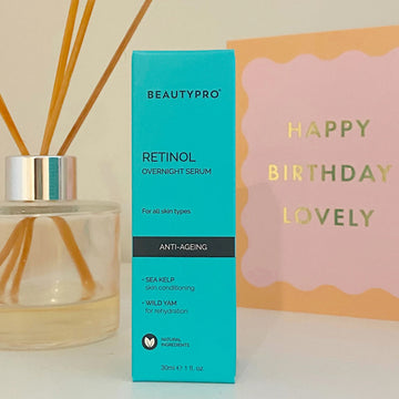 BeautyPro Retinol Anti-Ageing Overnight Serum gifting