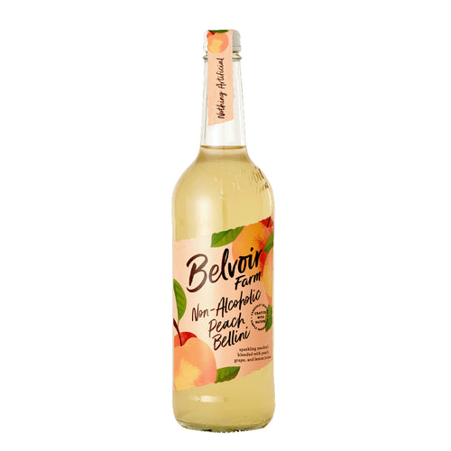 Belvoir Non Alcoholic Peach Bellini Evergreen Healthfoods 0310