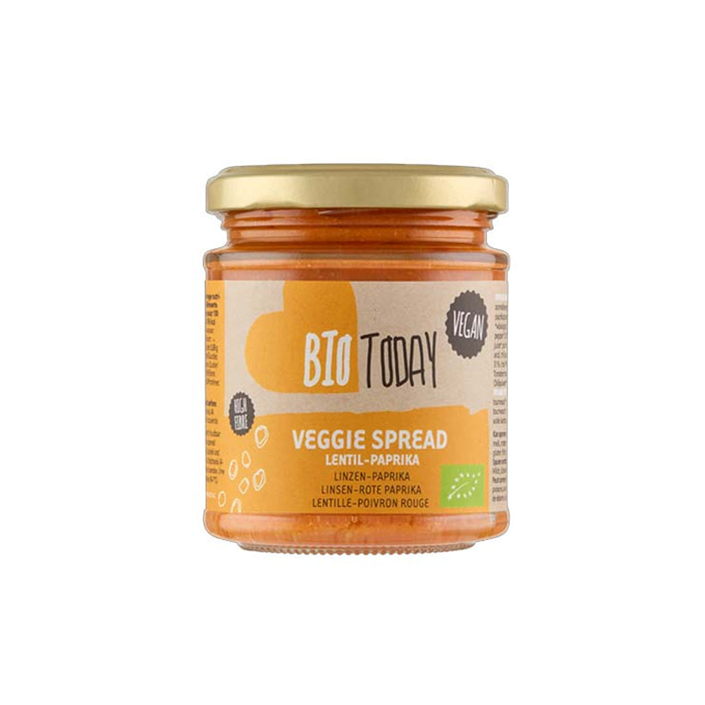 Bio Today Veggie Spread Lentil &amp; Paprika 160g