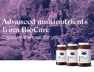 Biocare Multivitamin Banner 'Advanced Multinutrients from Biocare'