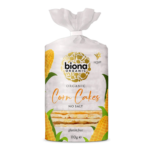 Biona Organic Corn Cakes With No Salt - 110g