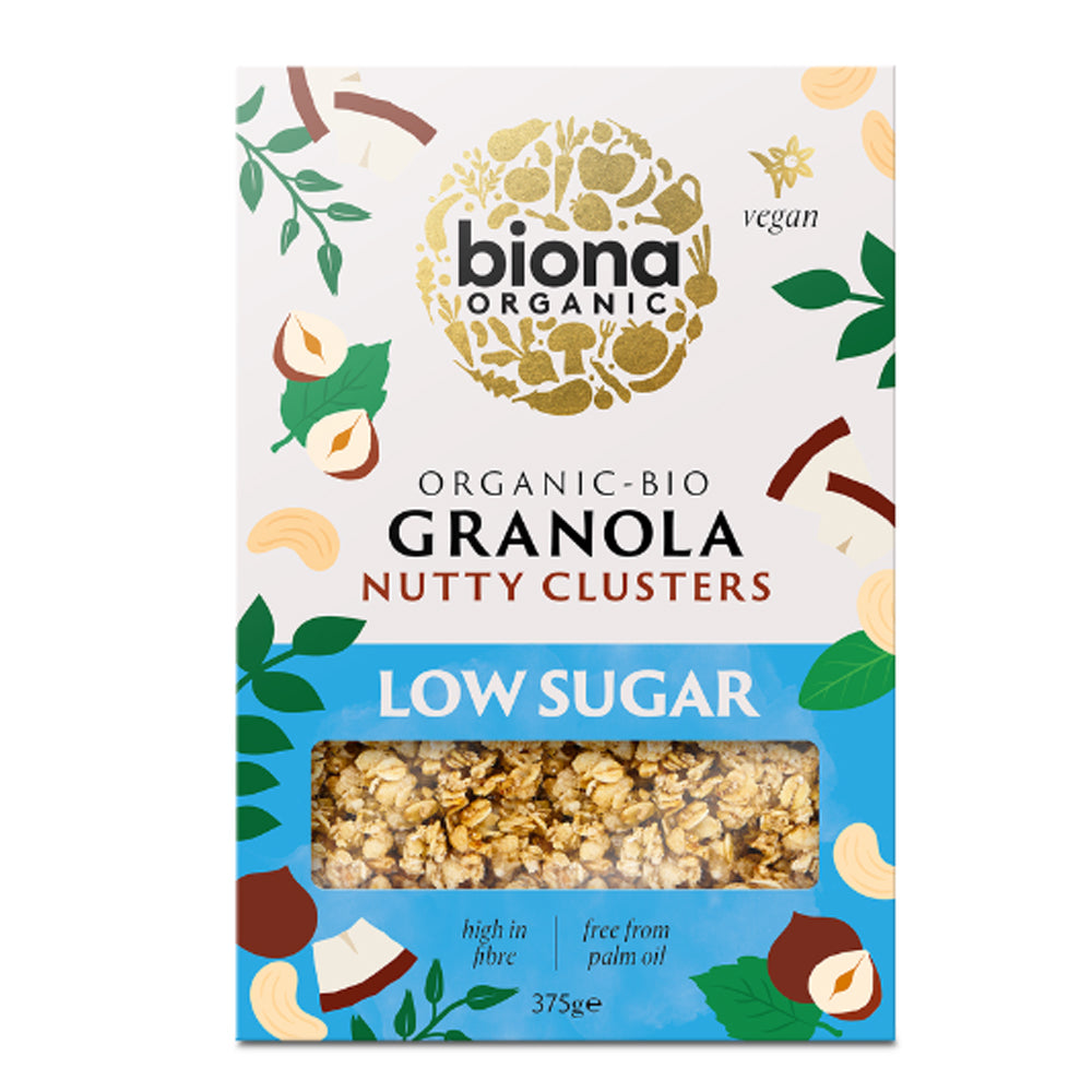 Biona Organic Granola Low Sugar Nutty Clusters