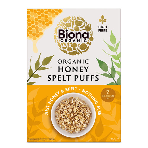 Biona Organic Honey Spelt Puffs - 200g