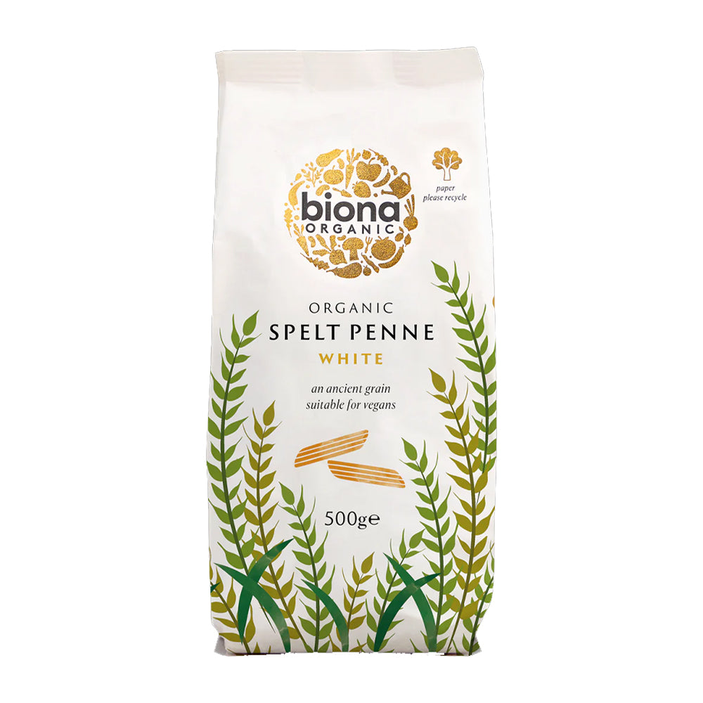 Biona Organic White Spelt Penne Pasta
