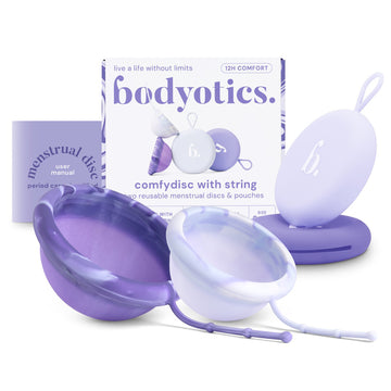 Bodyotics Comfidisc Menstrual Discs with String - Purple