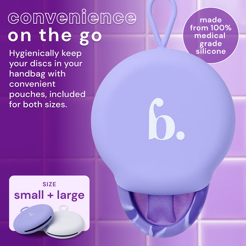 Bodyotics Comfidisc Menstrual Discs with String - Purple